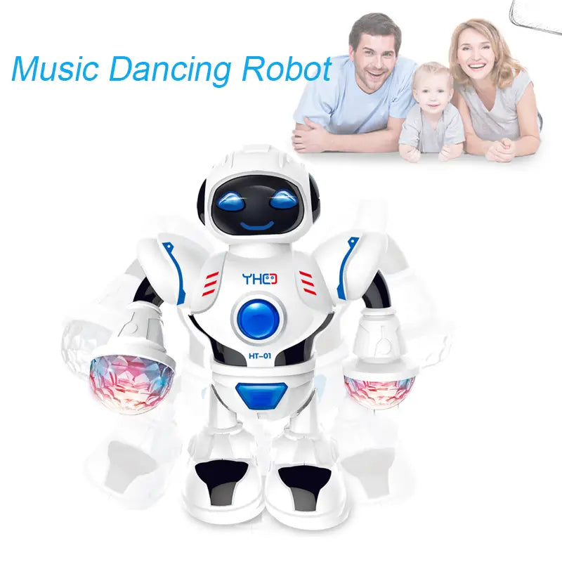 Dancing Robot Toy for Kids – Music & Lights Fun