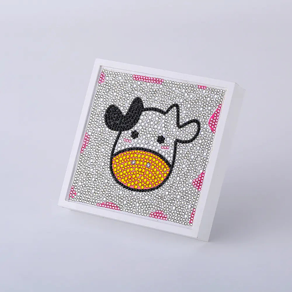 Cute Animal Diamond Art Kit – DIY Sparkle Canvas