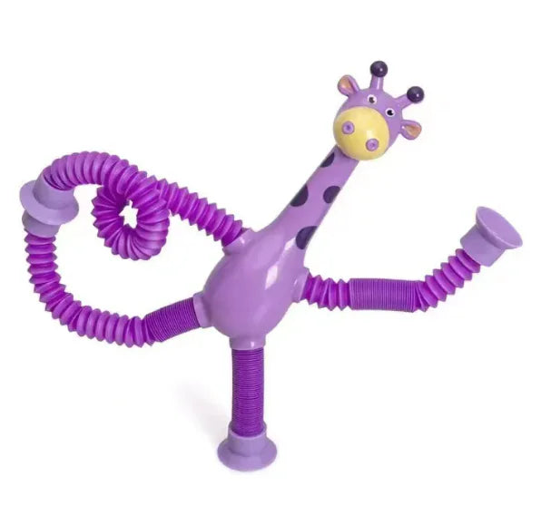 Flexible Giraffe Pop Tubes – Sensory Fidget Toy Set