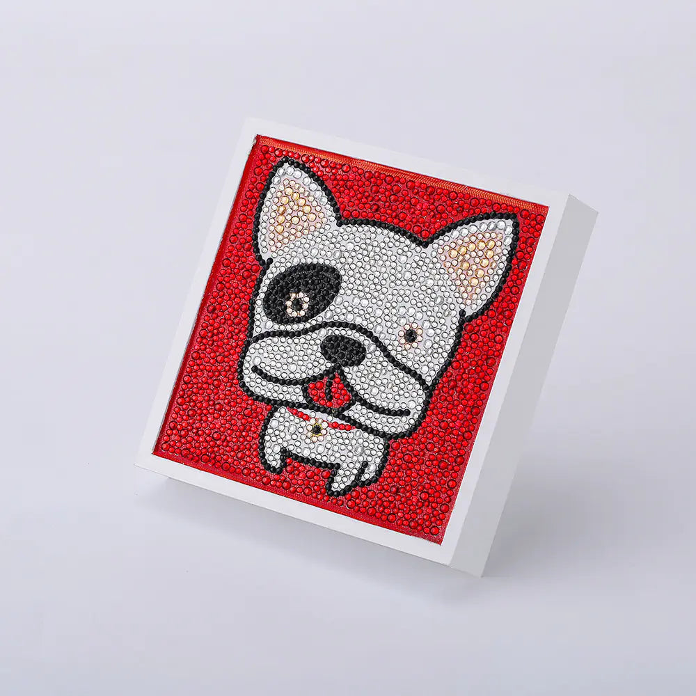 Cute Animal Diamond Art Kit – DIY Sparkle Canvas