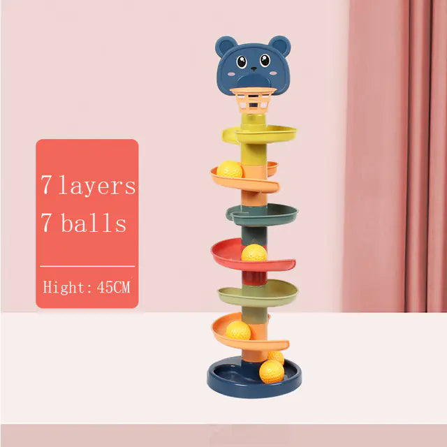 Montessori Tower Ball Track Learning Toy