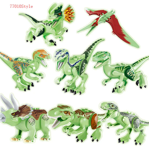Jurassic Dinosaur Building Blocks Set