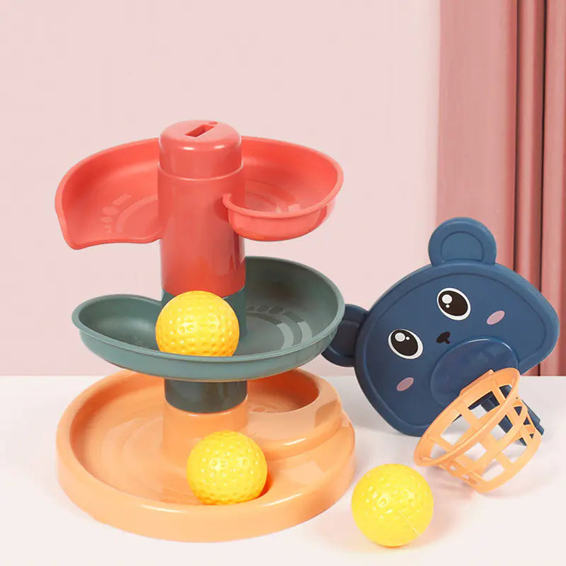 Montessori Tower Ball Track Learning Toy
