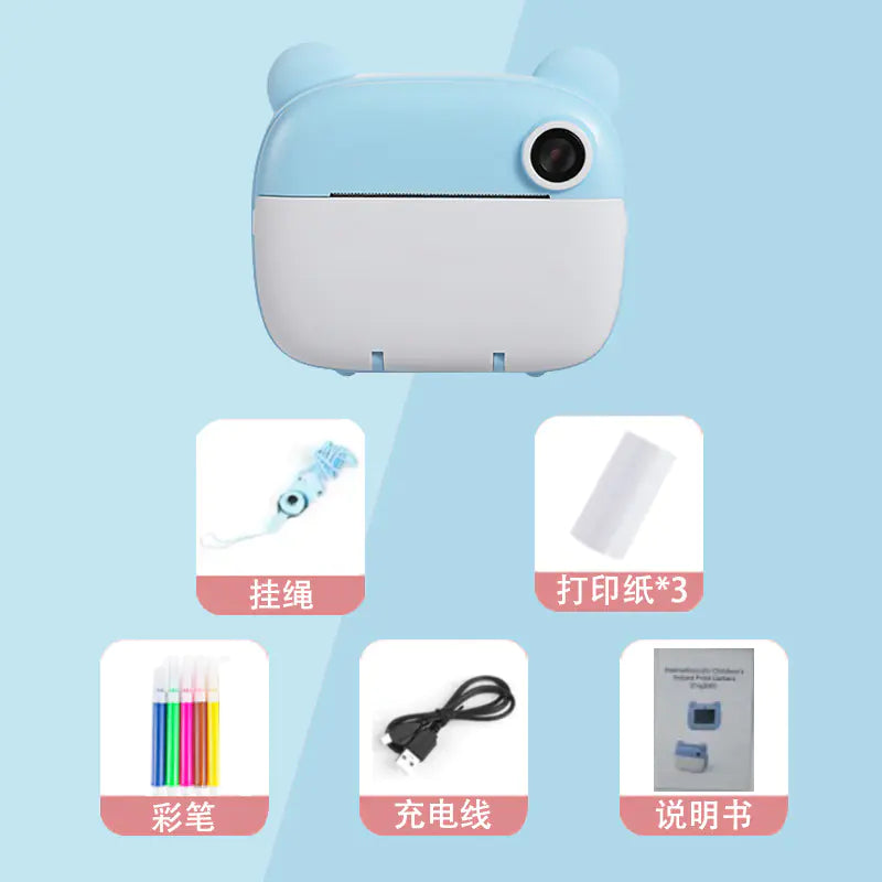 Kids Instant Camera Printer – Fun, Portable & Rechargeable