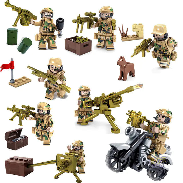 Tactical Squad Building Blocks for Kids