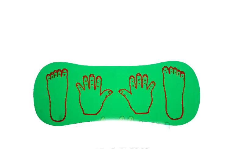 Kids Yoga Balance Mat – Hand & Foot Placement Guide