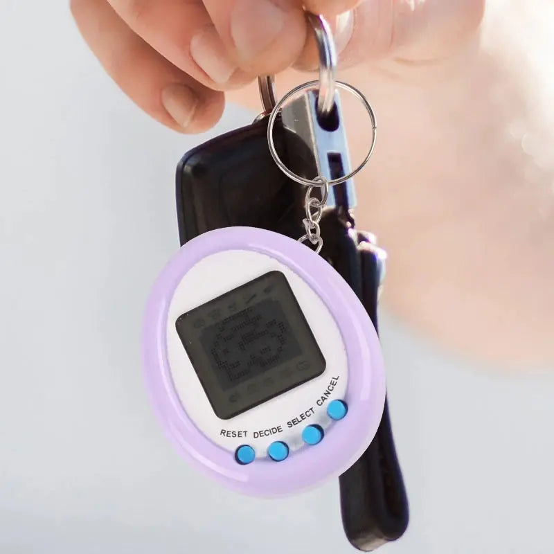Retro Pocket Pet Keychain Toy