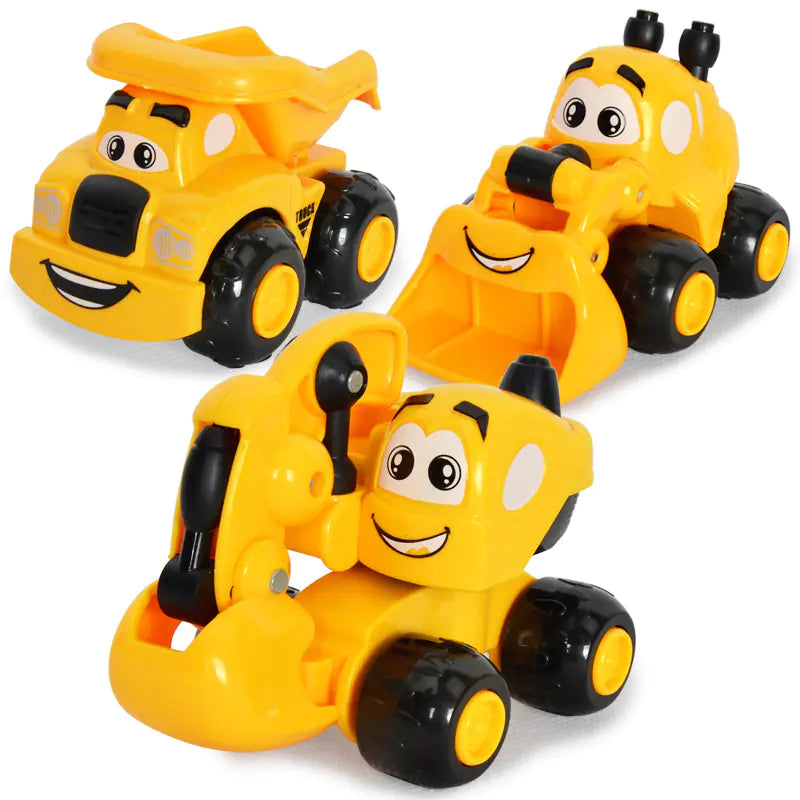 Tiny Tot Excavator - Cartoon Construction Toy