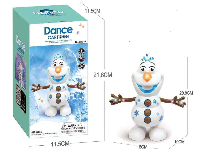 Festive Snowman Musical Light Toy