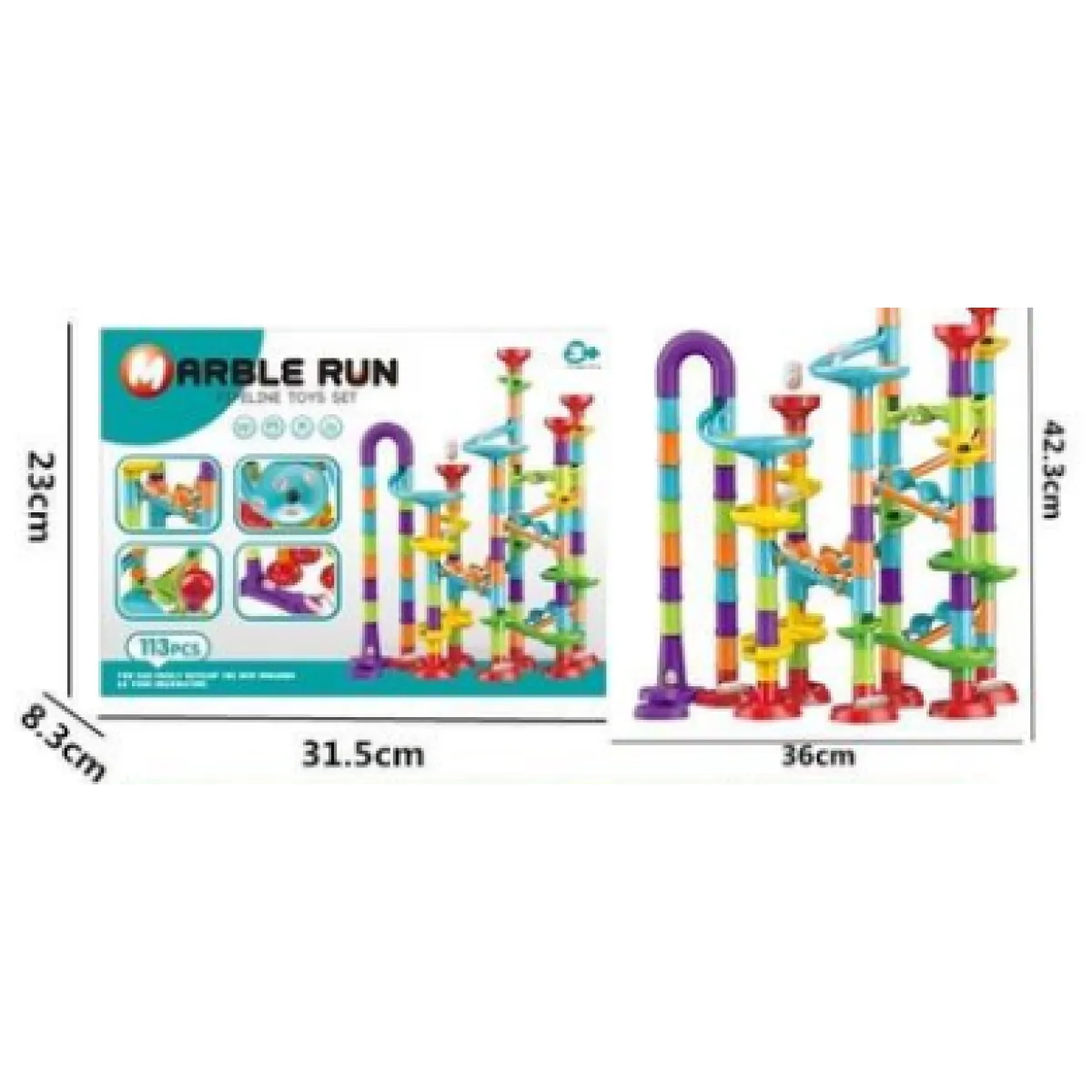 Creative 3D Puzzle Track Builder Toy for Kids