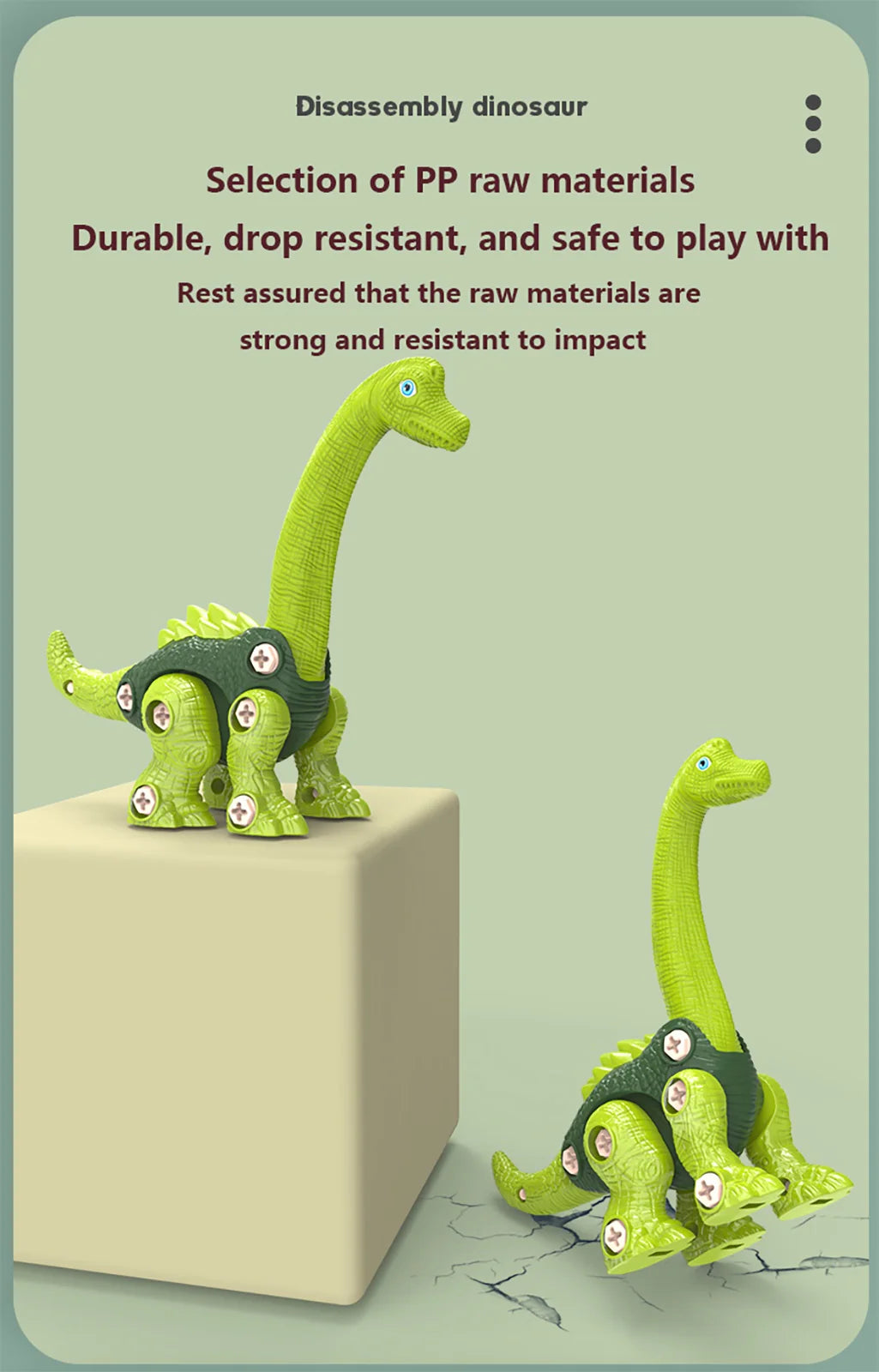 Children Disassembly and Assembly of Dinosaur Educational Toys