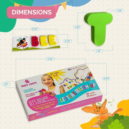 Interactive Alphabet Learning Tool: Letter Matching and Spelling Word Builder