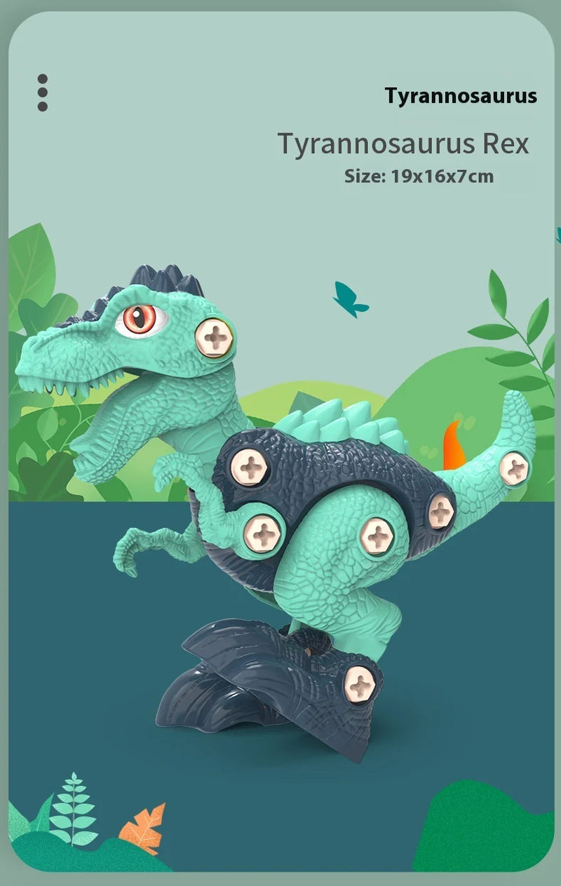 Children Disassembly and Assembly of Dinosaur Educational Toys