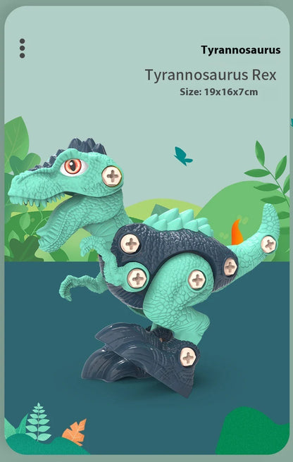 Children Disassembly and Assembly of Dinosaur Educational Toys