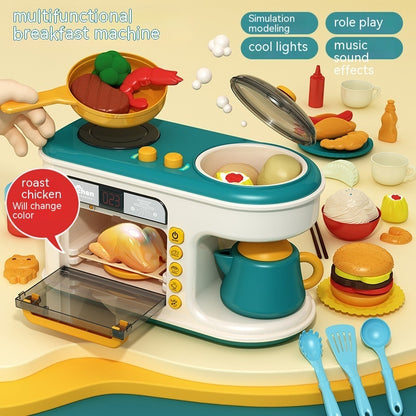 Children's Kitchen Breakfast Machine Toys For Kids