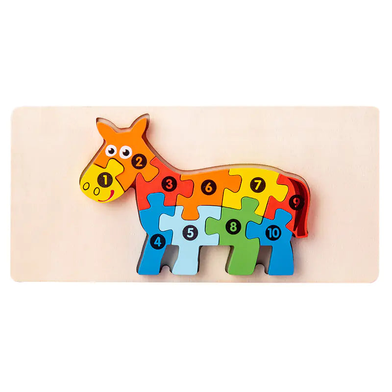 Kids' Learning Wooden Puzzle Sets