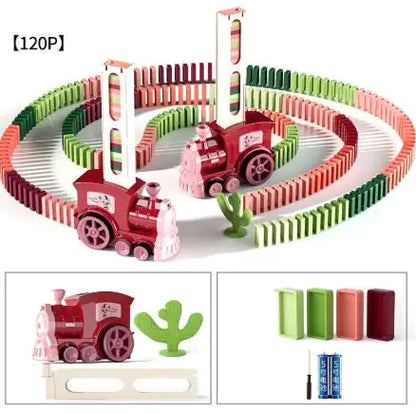 Auto Domino Builder Train Set for Kids