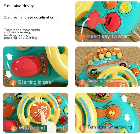Kids Steering Wheel Toy | Lights, Sounds & Driving Fun