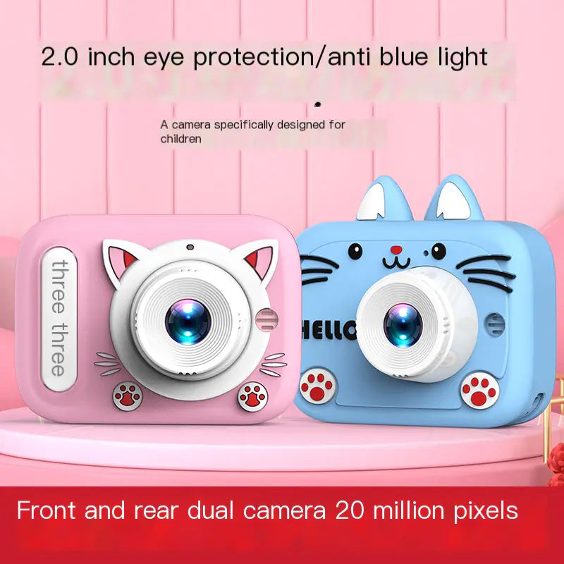 Kids Digital Camera with Video & Cute Cat Design