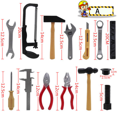 Kids Pretend Play Tool Set with Accessories