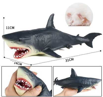 Lifelike Shark Model Toy for Children