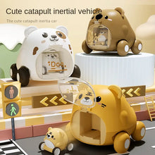 Cute Animal Inertia Launch Cars | Catapult Toy Set