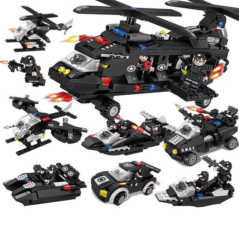 S.W.A.T Police Building Blocks Set for Kids
