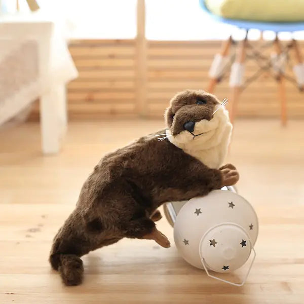 Realistic Otter Plush Toy – Soft & Huggable for Kids