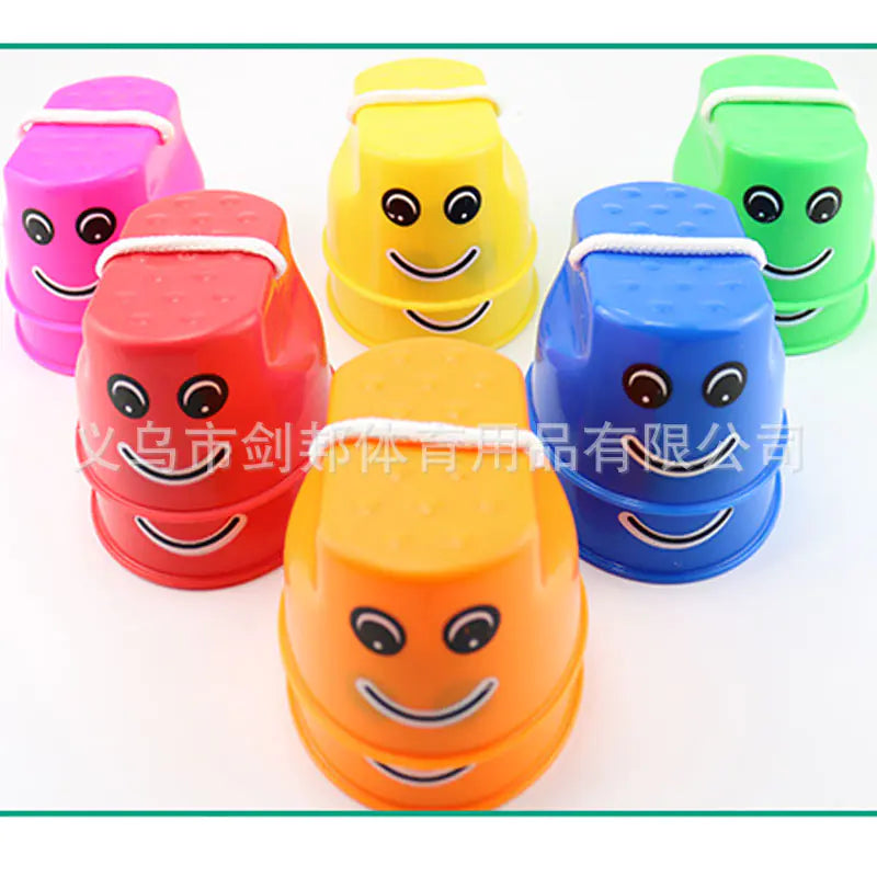 Colorful Kids Balance Bucket Stilts