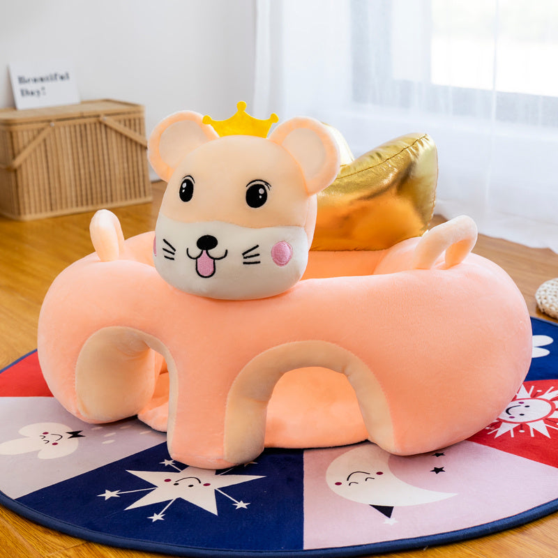 Plush Anti-Fall Animal Sofa Seat for Toddlers - Comfy & Cute