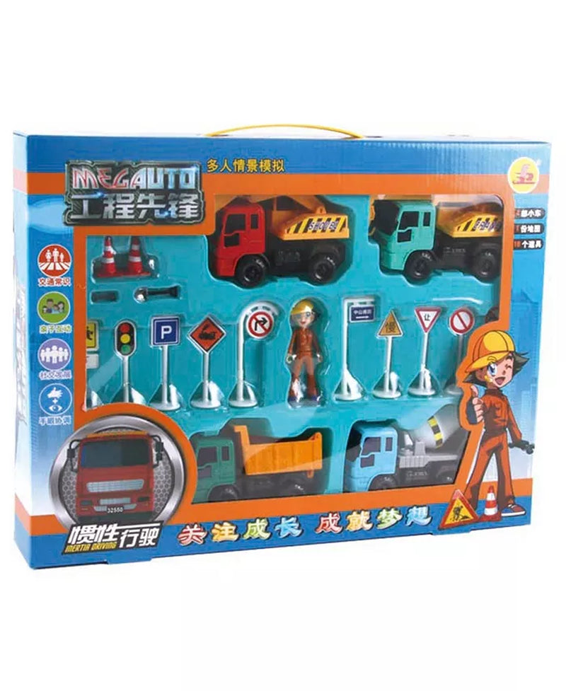 Mag-Genius Construction Play Set with Play Mat