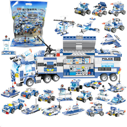 City Police 8-in-1 Building Block Set