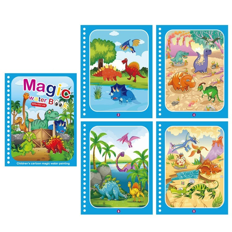 Children's Creative Magic Water Painting Book