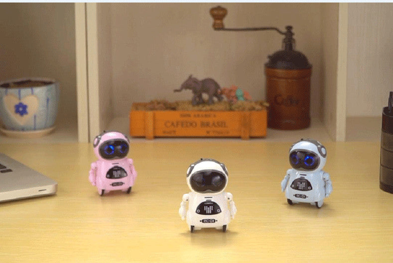 Children's Interactive Mini Pocket Dancing Robot Toy