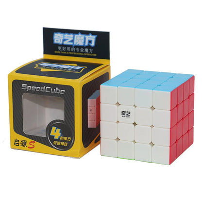 Qiyi Yuan S 4X4 V2 Speed Cube 4X4X4 Puzzle Speed Magic Cube 4Layers Speed Cube Professional Puzzle Toy for Children Kids Gift