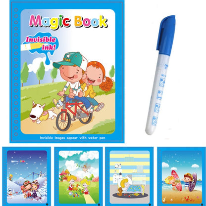 Children's Creative Magic Water Painting Book