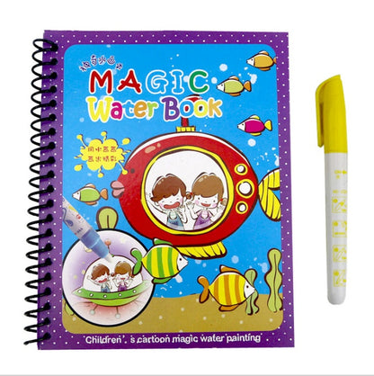 Children's Creative Magic Water Painting Book