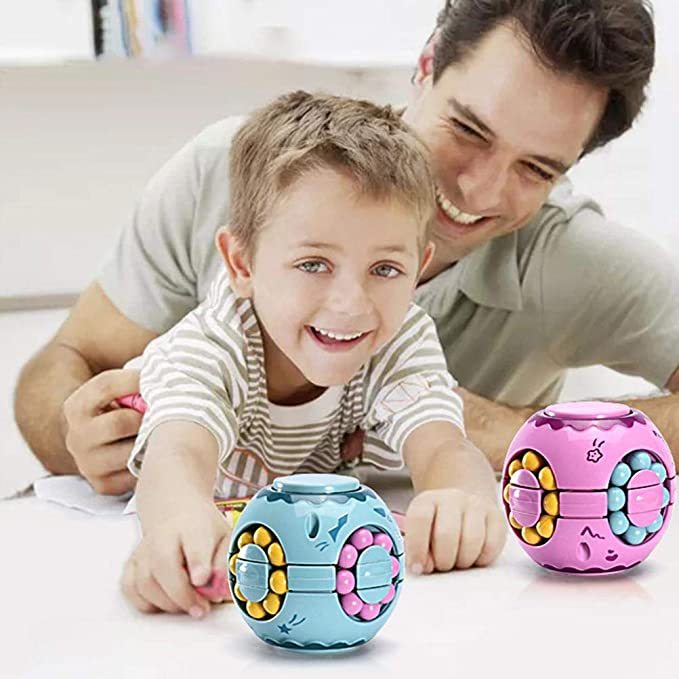 Colorful Rotating Puzzle Ball Fidget Toy