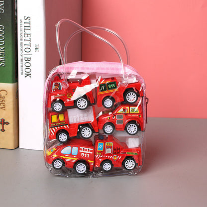 Mini Toy Vehicle Set in Carry Bag