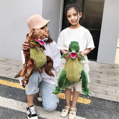Plush Dinosaur Backpack for Kids & Teens