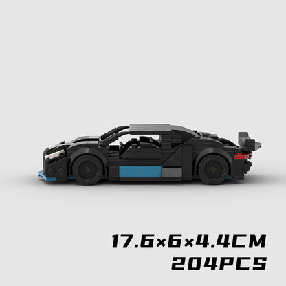 Small Particle Building Blocks Model Sports Car for Kids