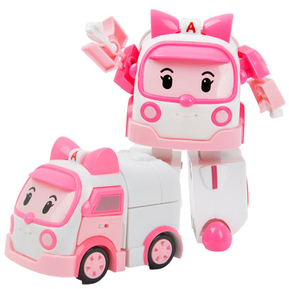 Transforming Rescue Vehicle Robot Toys