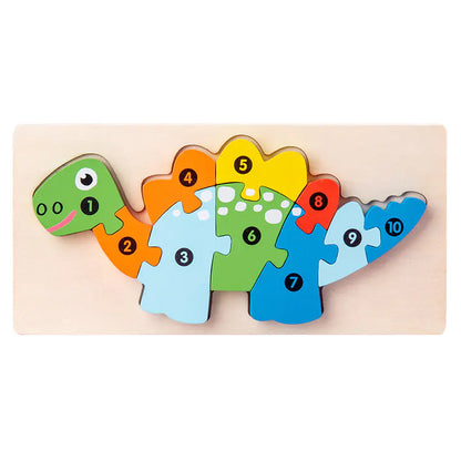 Kids' Learning Wooden Puzzle Sets