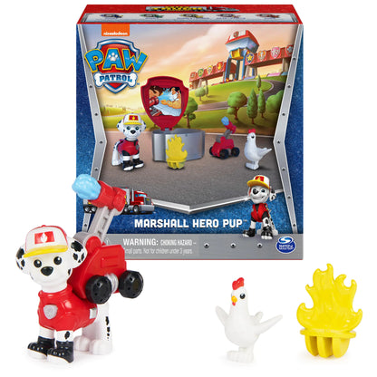 PAW Patrol Marshall Hero Pup | Firefighter Rescue Toy Set