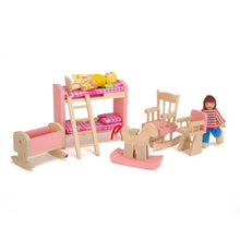 Creative Kids' Wooden Bunk Bed Playset