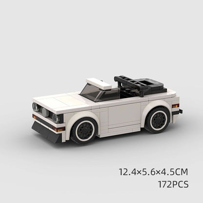Small Particle Building Blocks Model Sports Car for Kids