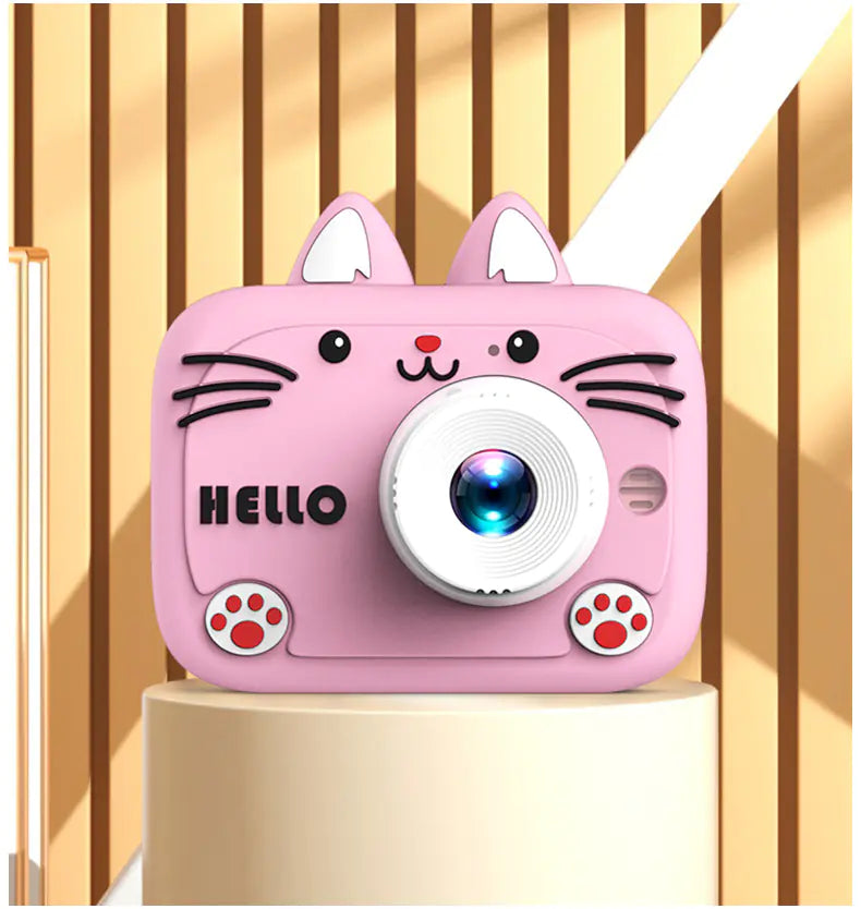 Kids Digital Camera with Video & Cute Cat Design