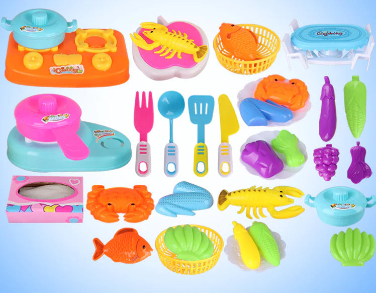 Junior Chef Kitchen Playset with Realistic Accessories