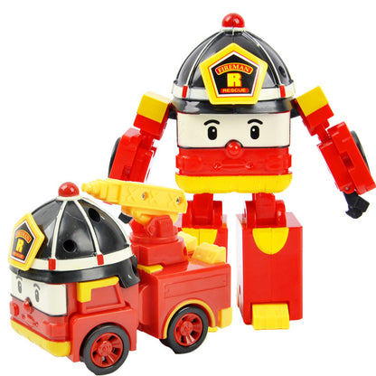 Transforming Rescue Vehicle Robot Toys