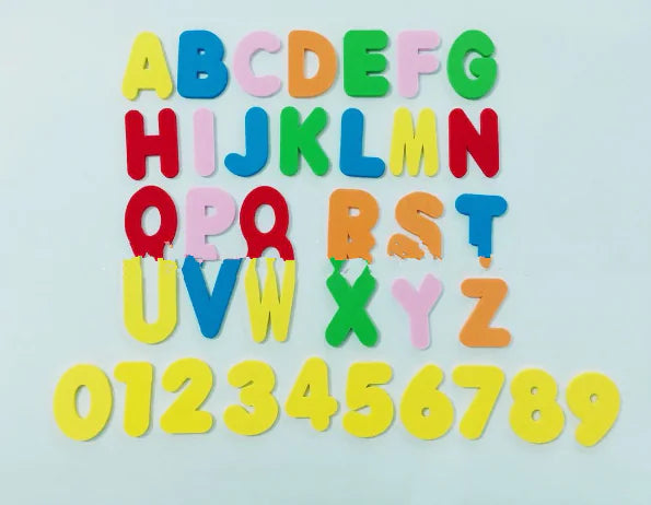 EVA Kids' Bath Alphabet & Number Set